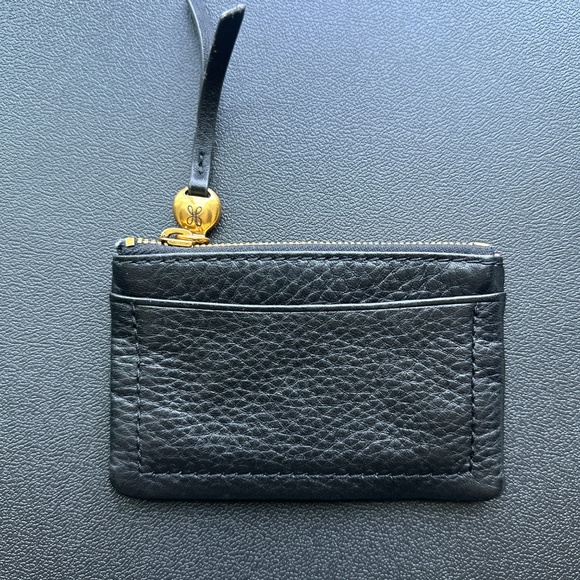 HOBO INTL Mini Wallet - Lumen Card Case Black - Picture 1 of 6